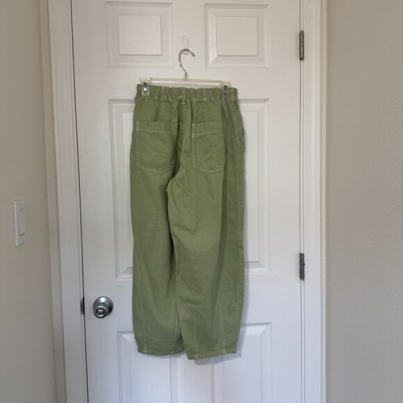 NEW ANTHROPOLOGIE PILCRO The Breaker Pull On Pants Jeans Sage Green Moss 26 - Picture 6 of 9